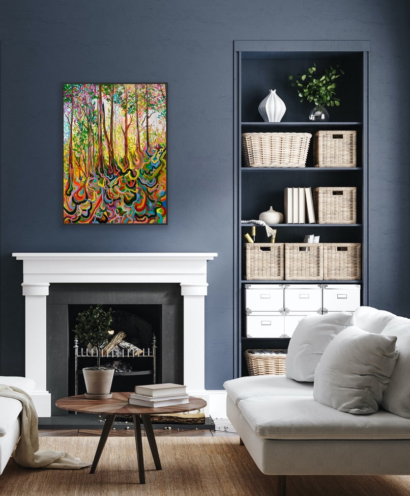 Forest Cathedral | 36x48 Anisa Asakawa Art