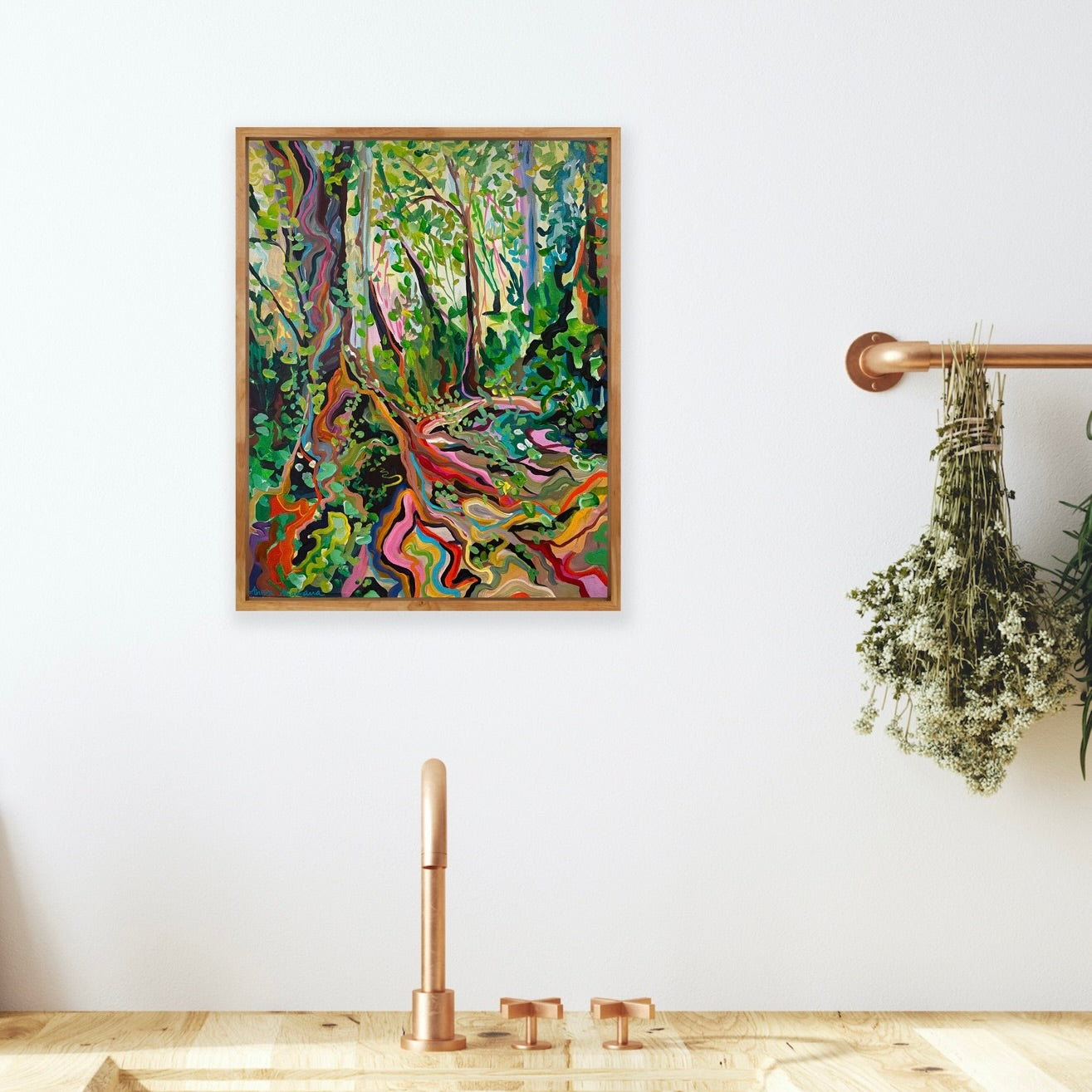 Forest Bathing | 16x20 Anisa Asakawa Art