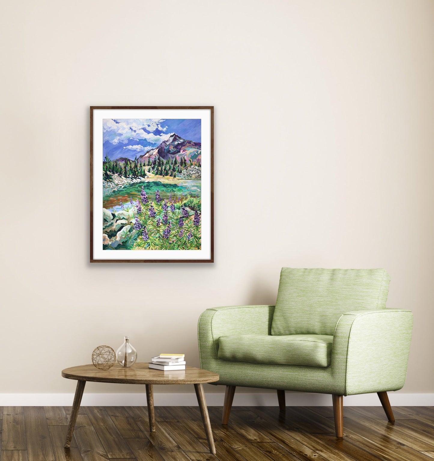 High Tarn at Broken Top Print Anisa Asakawa Art