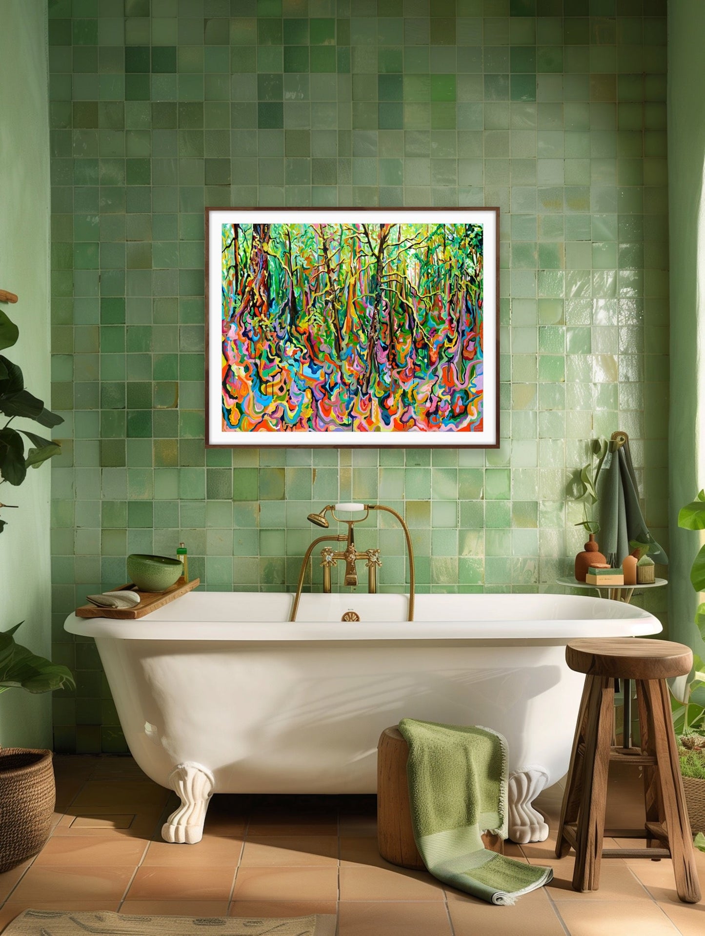 Forest Reclamation Print Anisa Asakawa Art