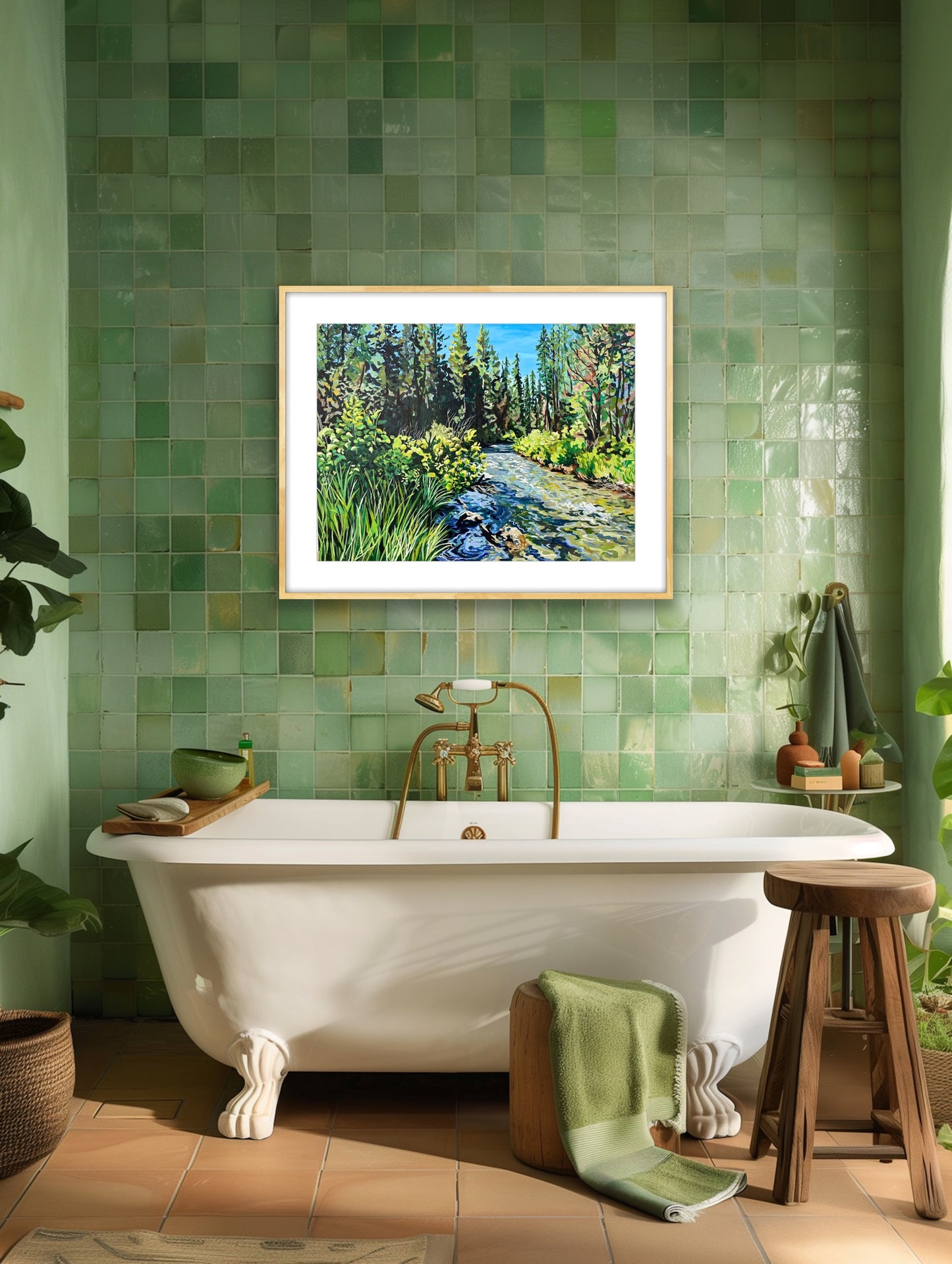 Tumalo Creek in Shevlin Park Print