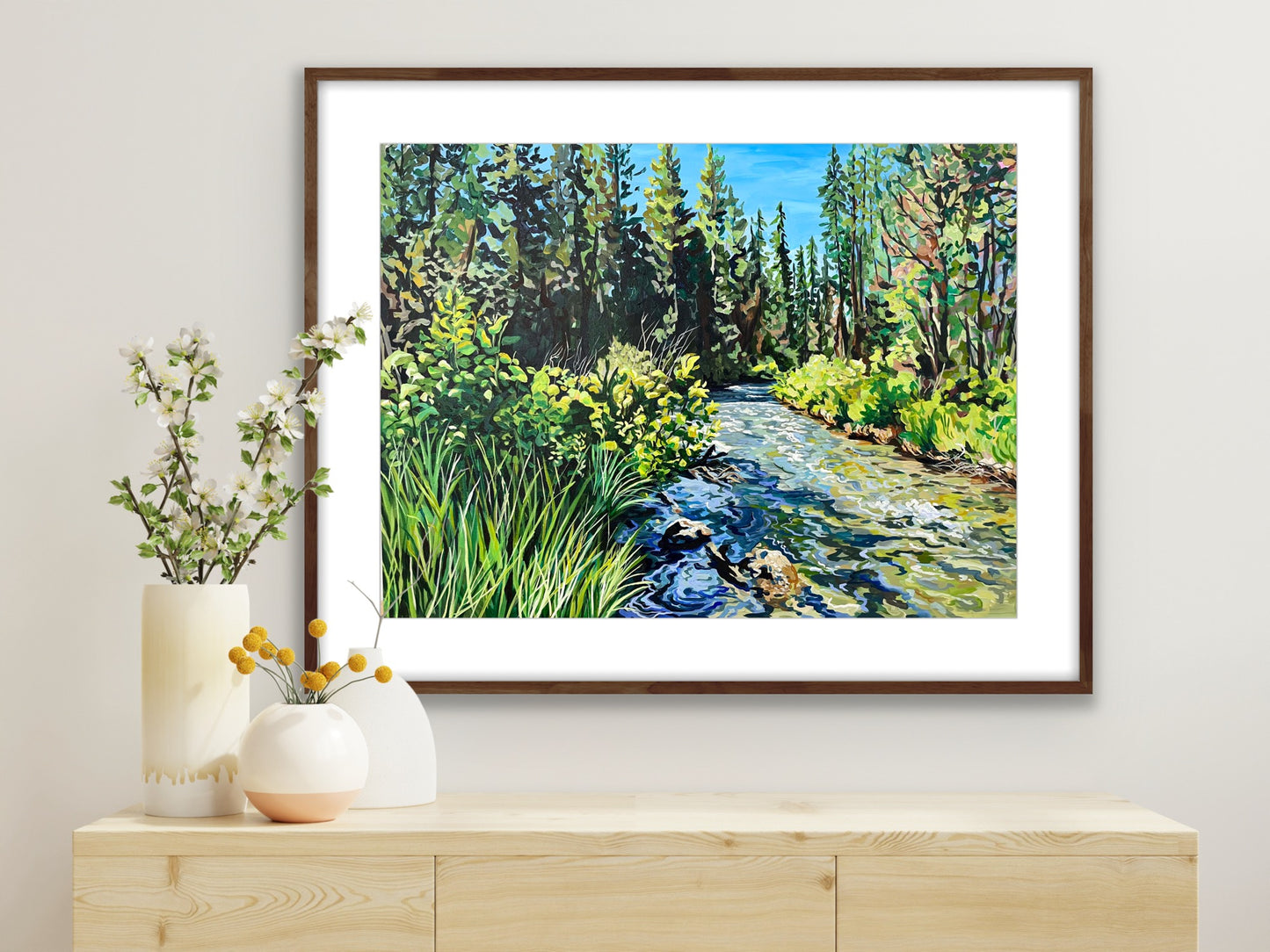 Tumalo Creek in Shevlin Park Print