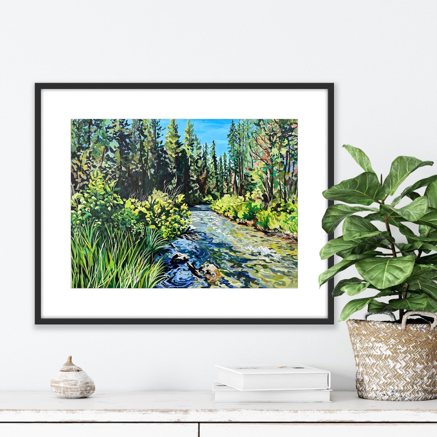 Tumalo Creek in Shevlin Park Print