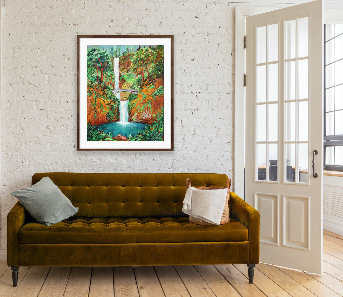 Multnomah Falls Print Anisa Asakawa Art