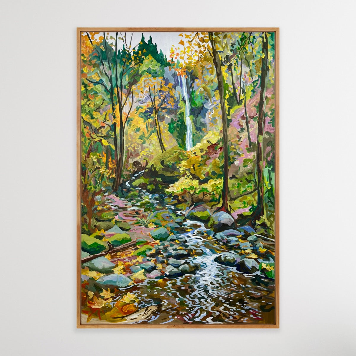 Autumn at Starvation Creek | 24x36 Anisa Asakawa Art