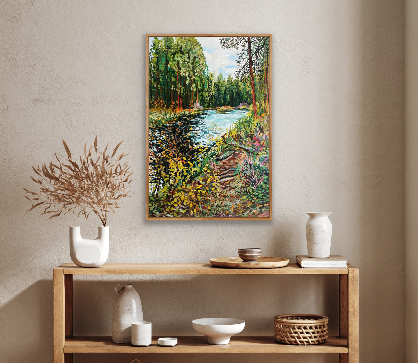 A walk along the Metolius | 24x36