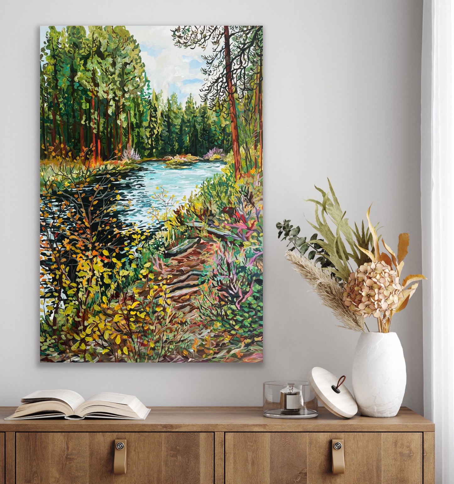 A walk along the Metolius | 24x36
