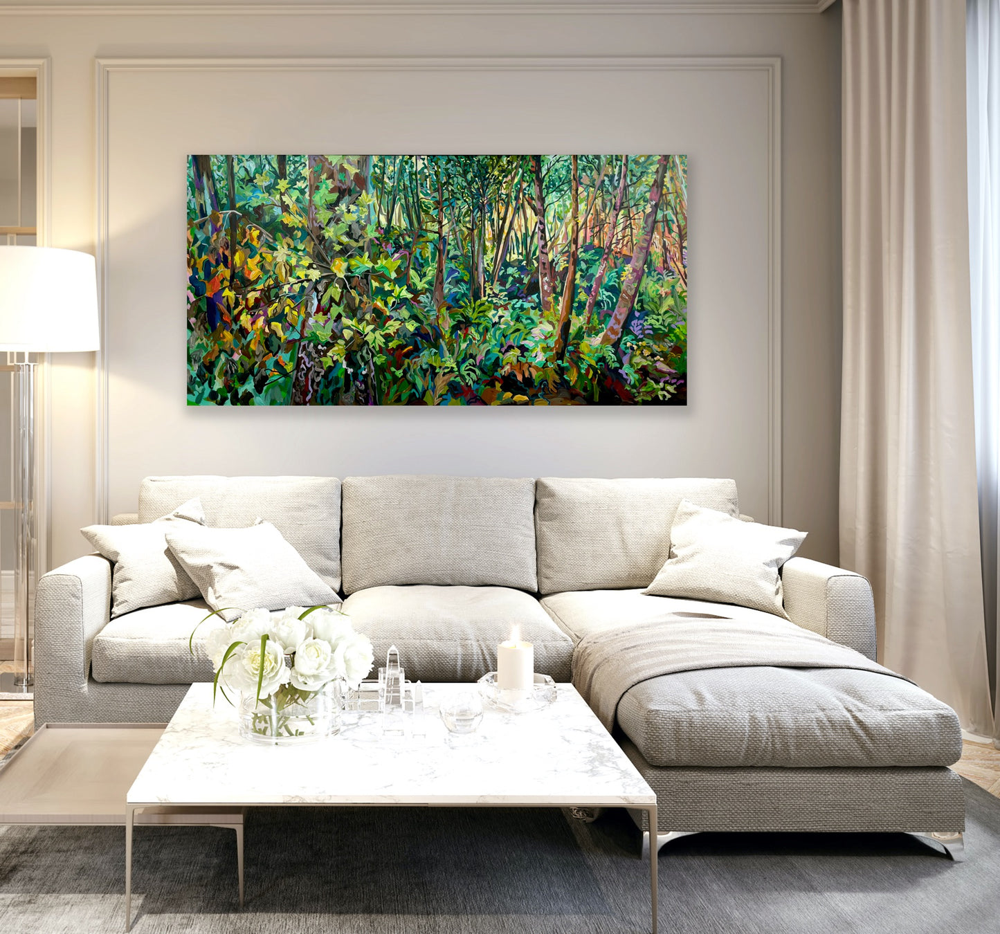 Mosaic Forest | 36x72