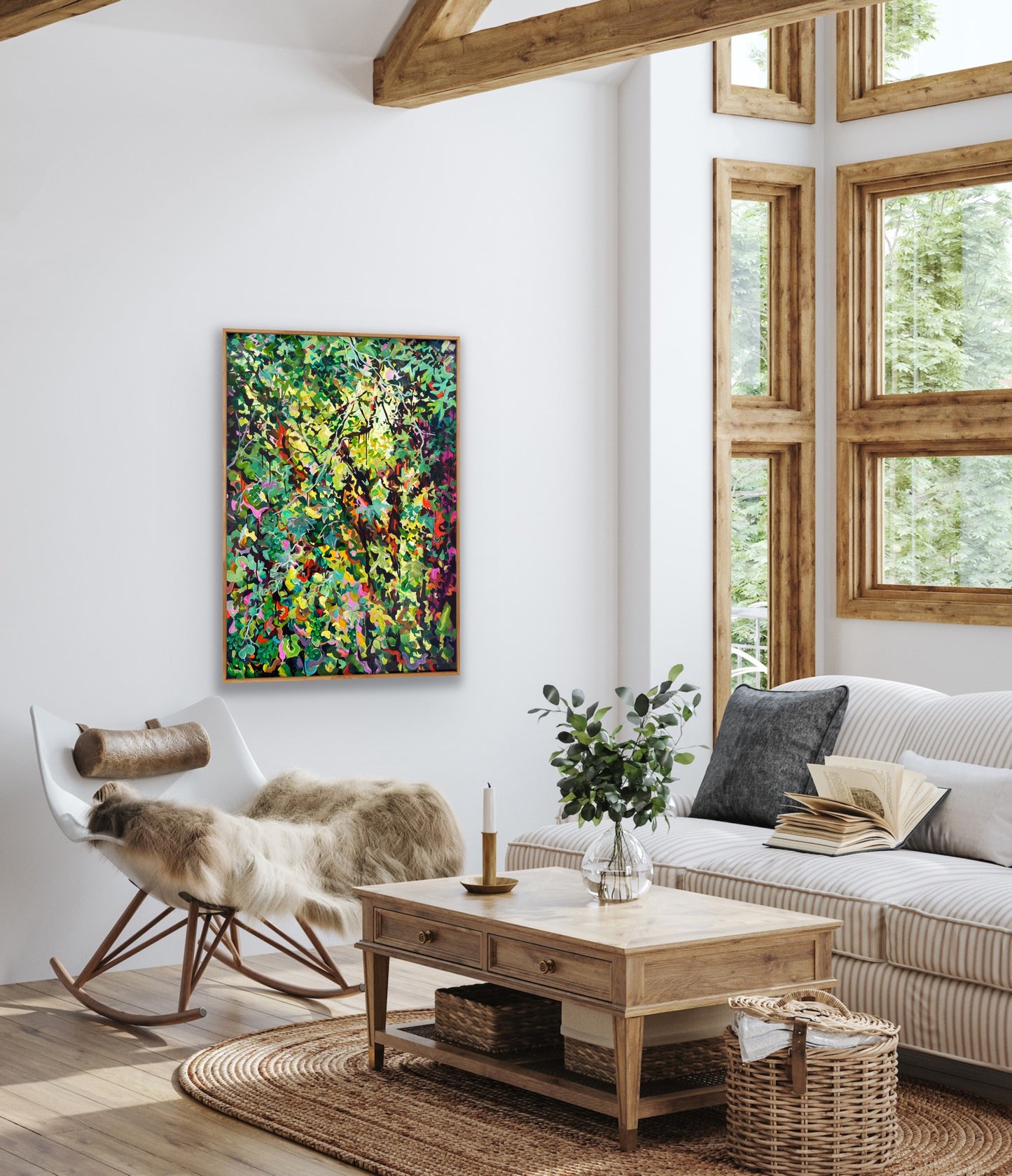Clinging to the light | 36x48
