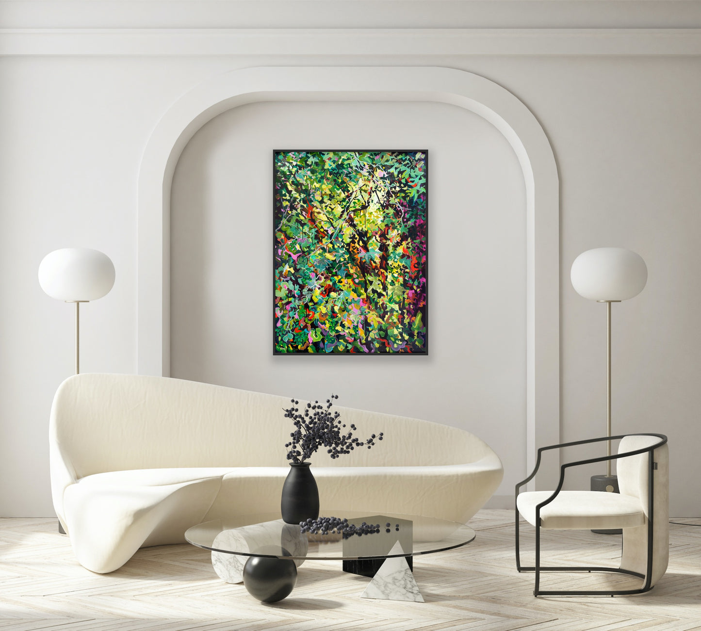 Clinging to the light | 36x48