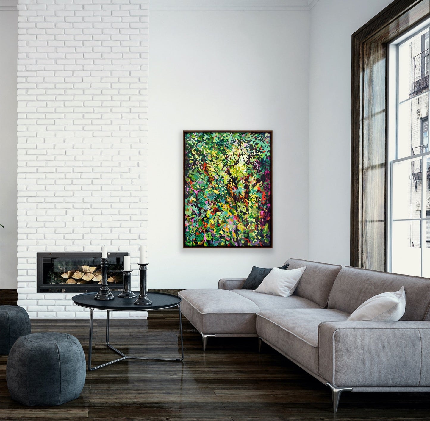 Clinging to the light | 36x48 Anisa Asakawa Art