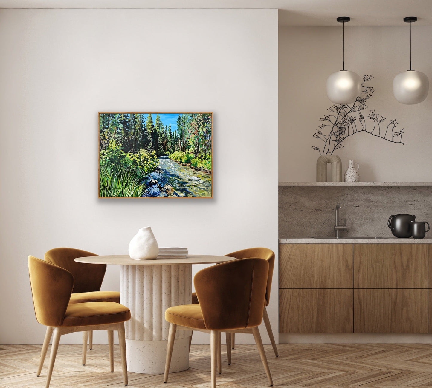 Tumalo Creek in Shevlin Park | 30x40 Anisa Asakawa Art
