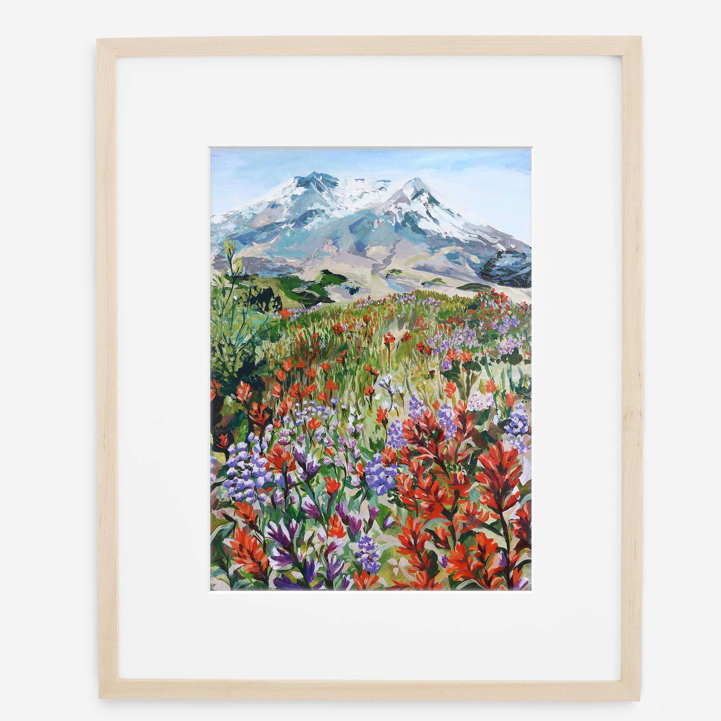 Mount St. Helens Wildflowers Print