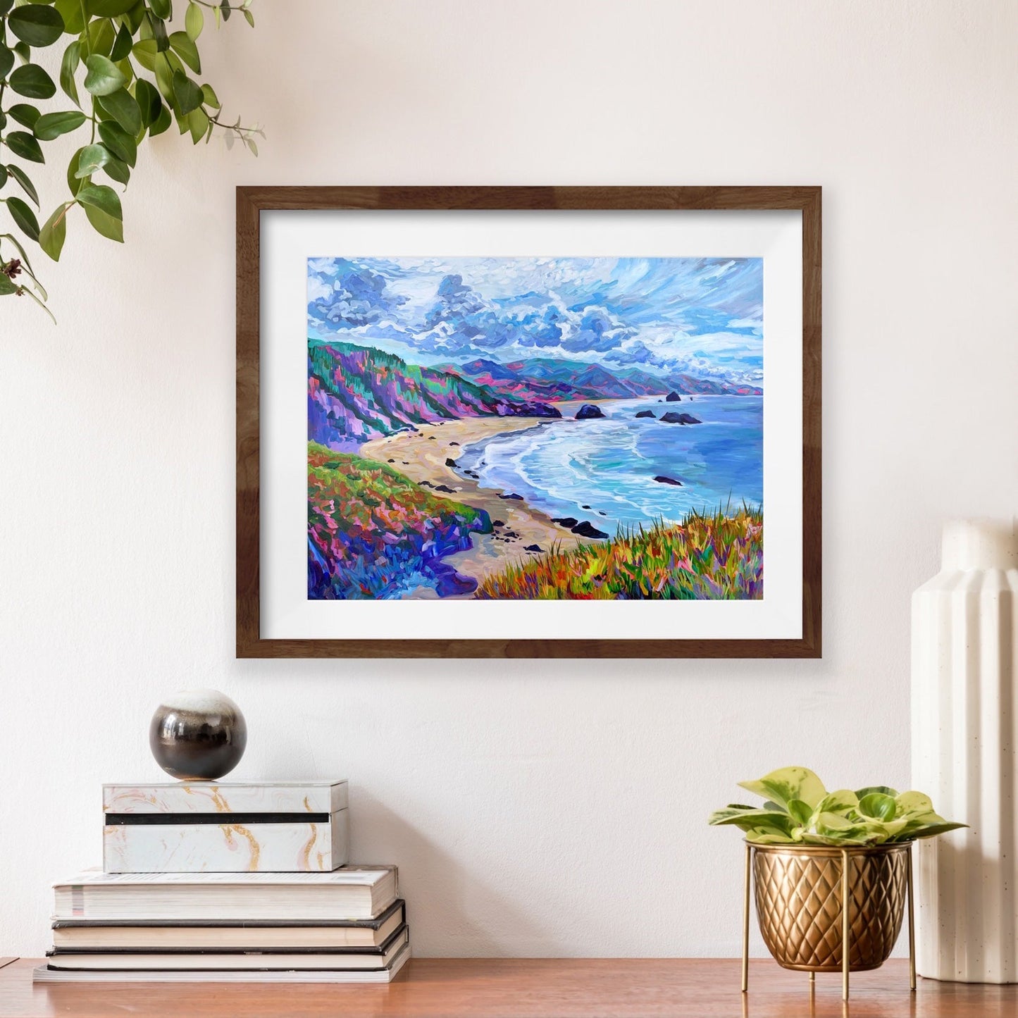 Kaleidoscope Coast Print Anisa Asakawa Art