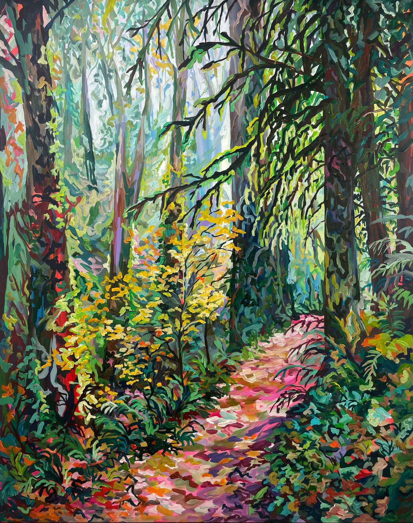 Remembering Color on Cloudy Days | 48x60