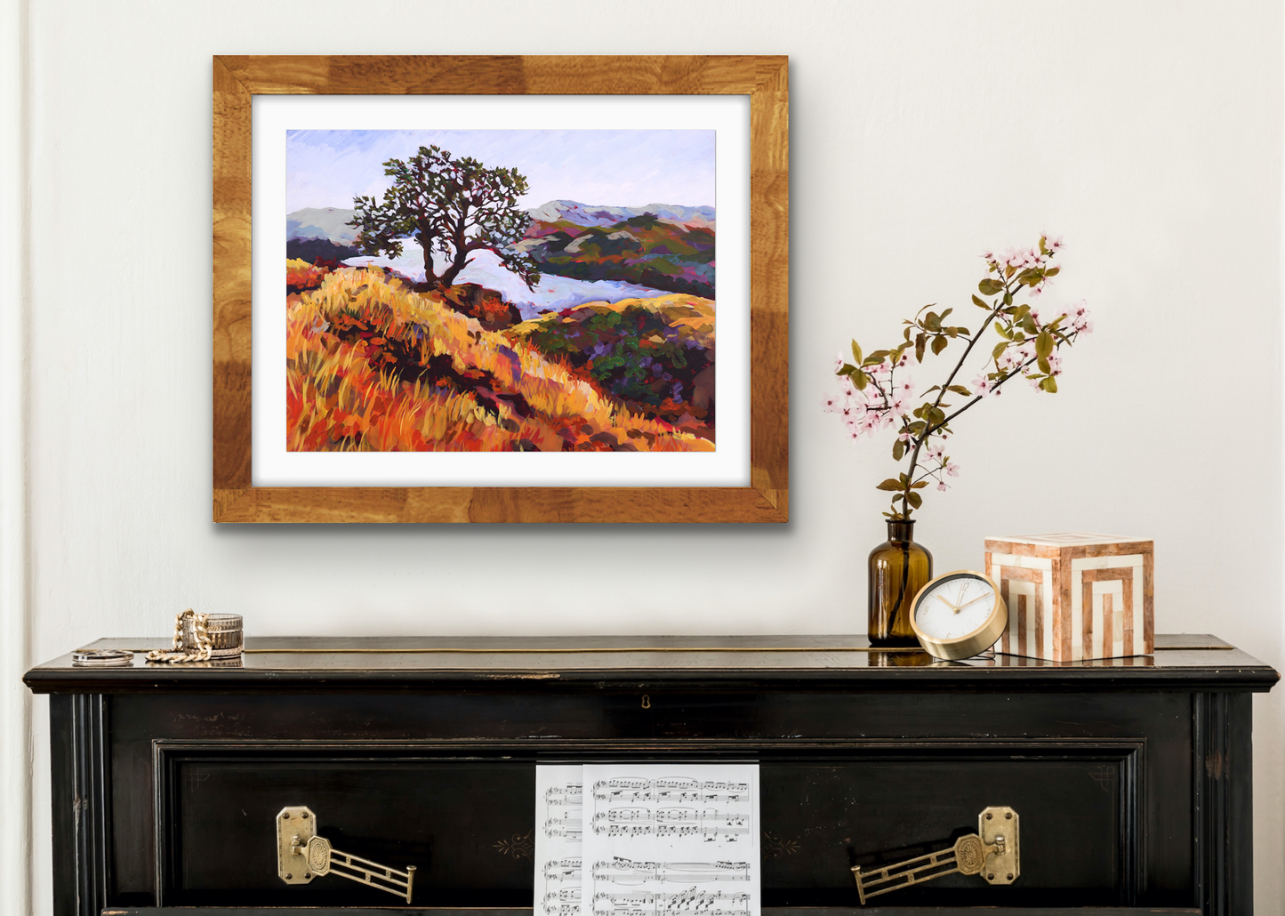 Fall Bluff Print Anisa Asakawa Art