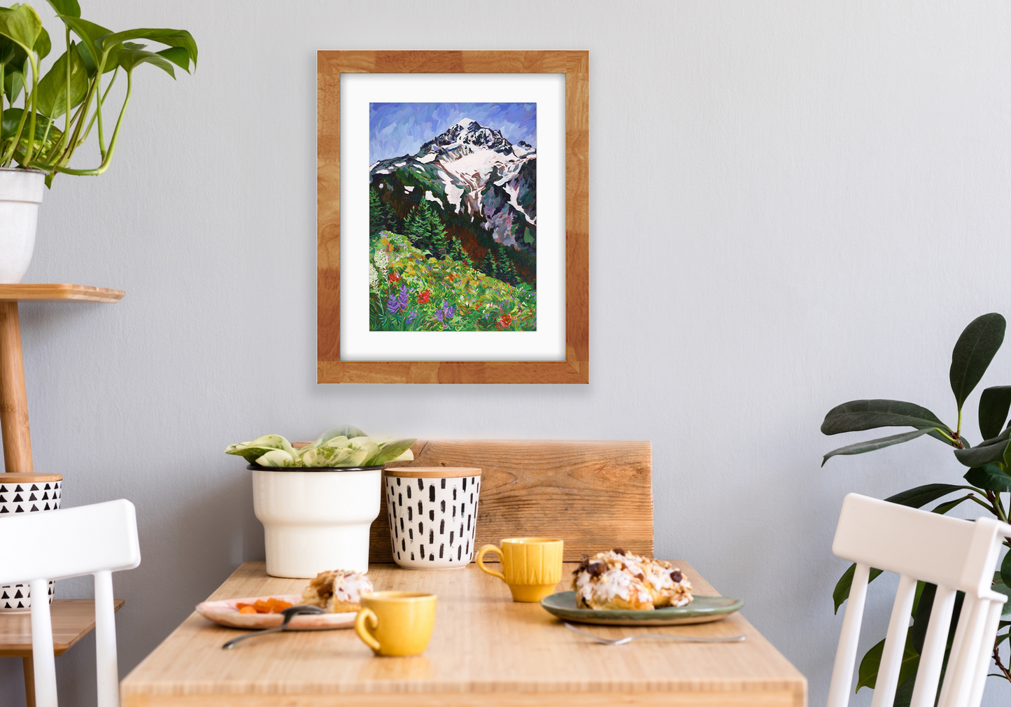 Summertime Blooms at Mount Hood Print