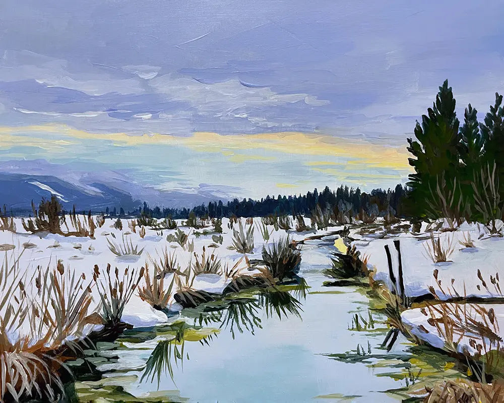 Winter Twilight | 8x10 Anisa Asakawa Art