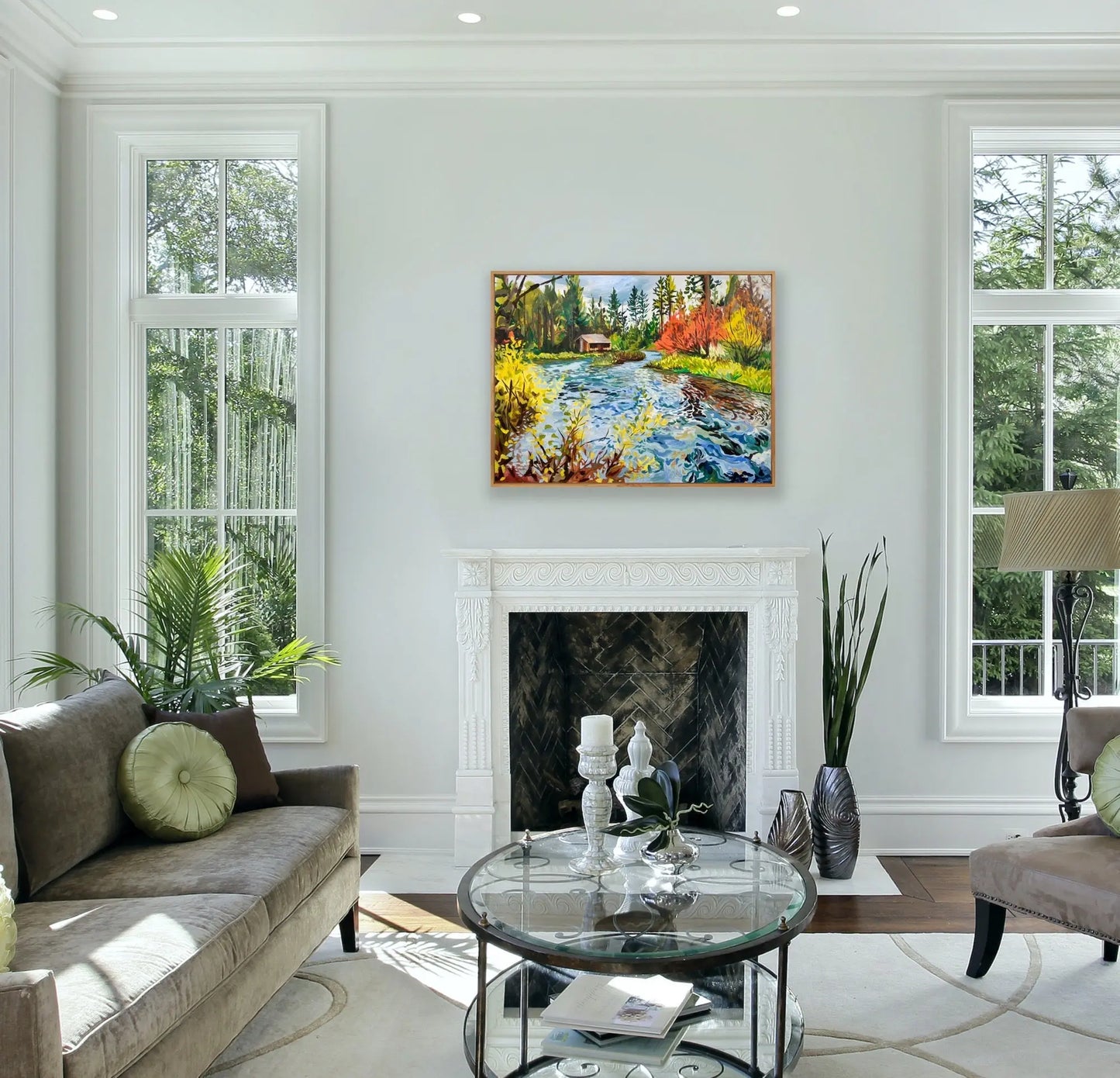 Metolius River in the Fall | 30x40 Anisa Asakawa Art