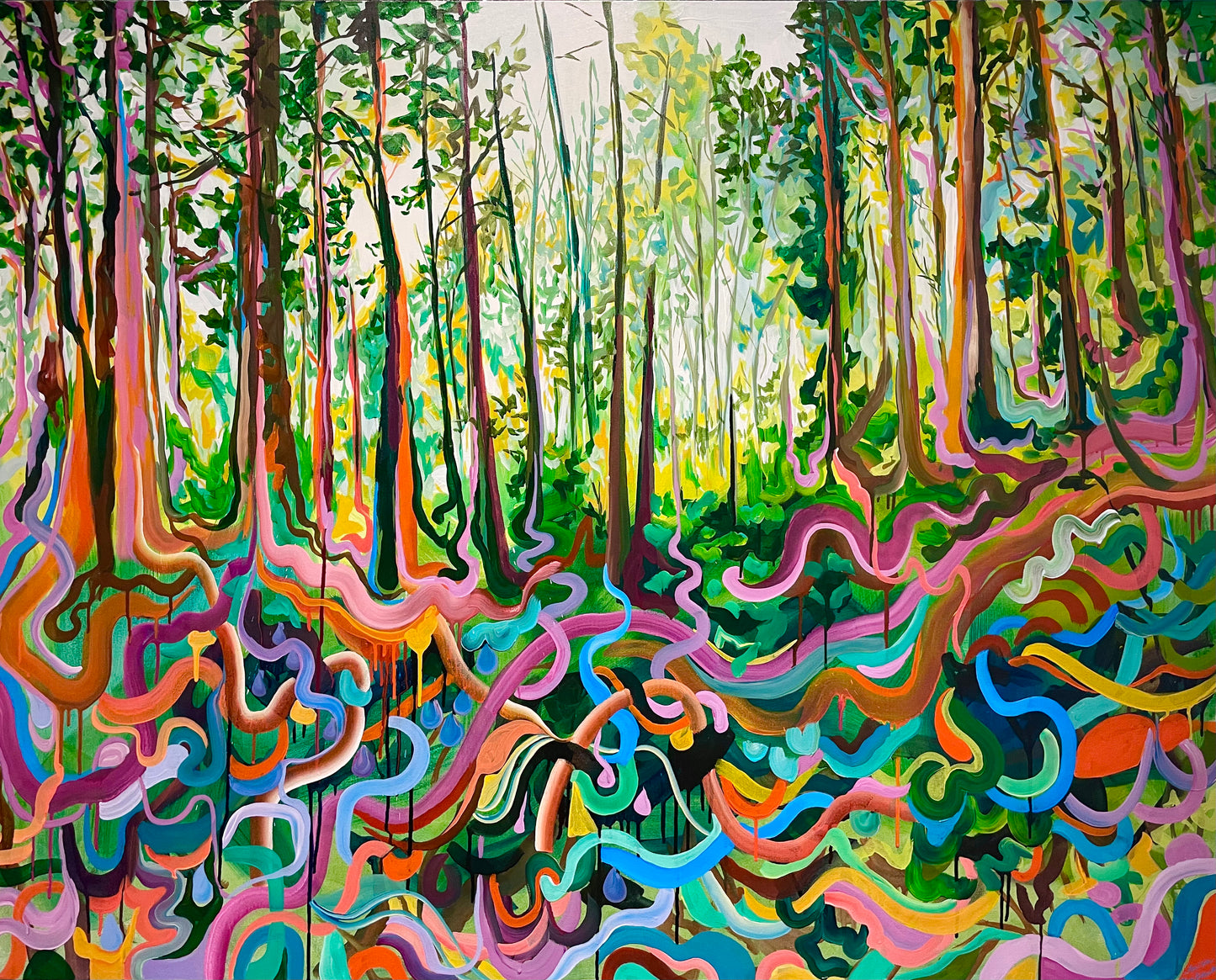 The Rainbow Connection | 48x60