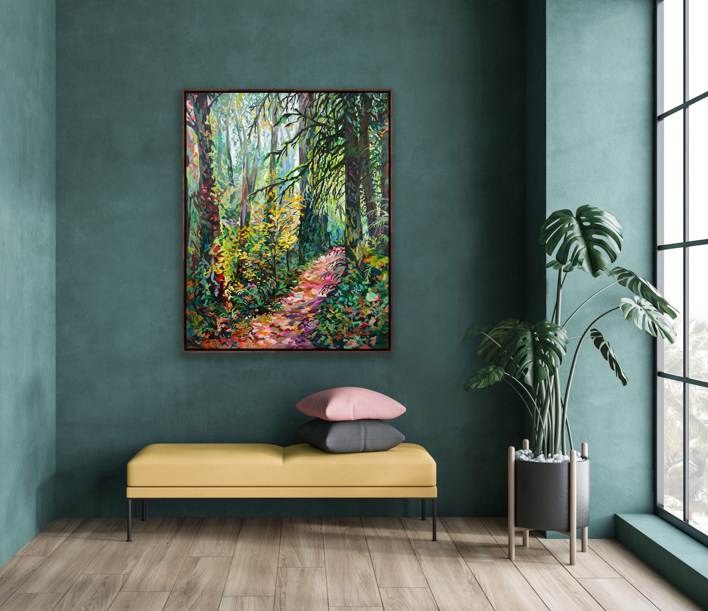 Remembering Color on Cloudy Days | 48x60