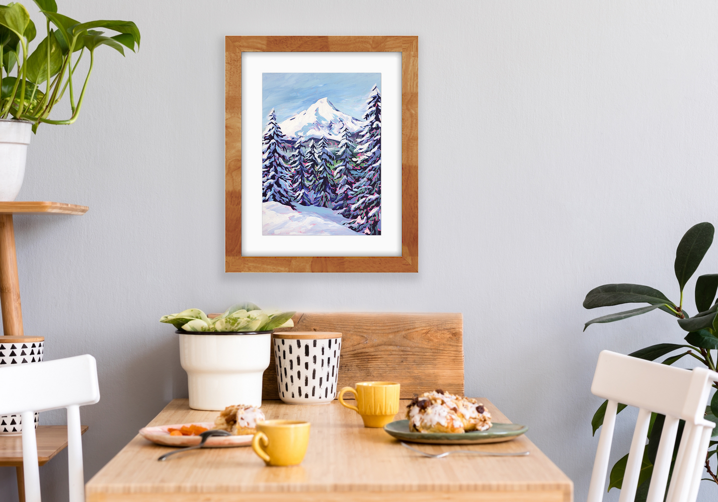 Winter at Mount Hood Print
