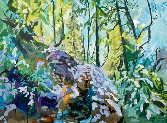 Melting into Spring | 36x48