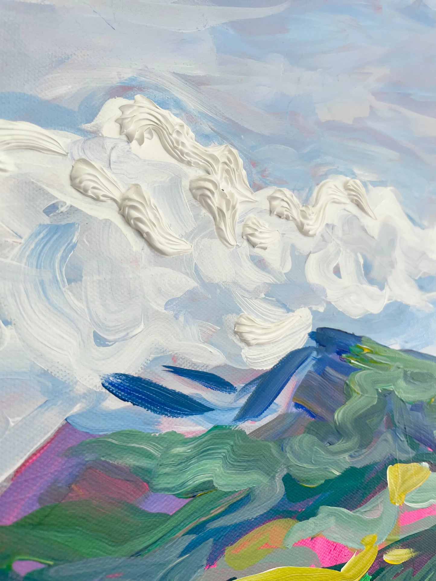 Indian Paintbrush at Mount St. Helens | 36x48 Anisa Asakawa Art
