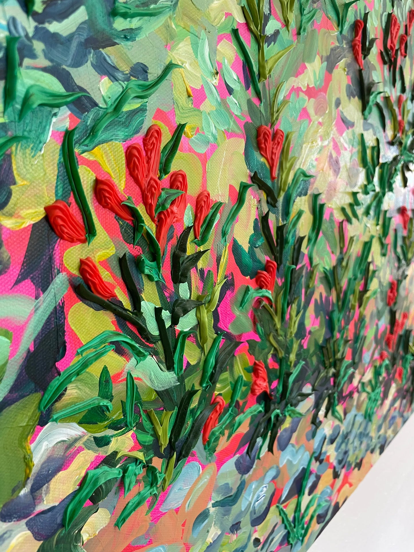 Indian Paintbrush at Mount St. Helens | 36x48 Anisa Asakawa Art