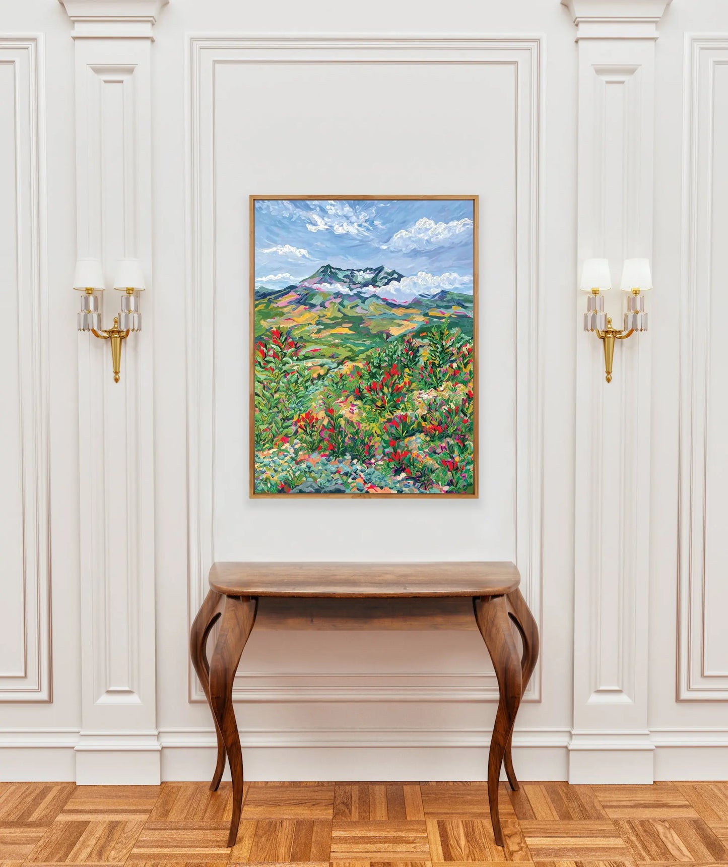 Indian Paintbrush at Mount St. Helens | 36x48 Anisa Asakawa Art