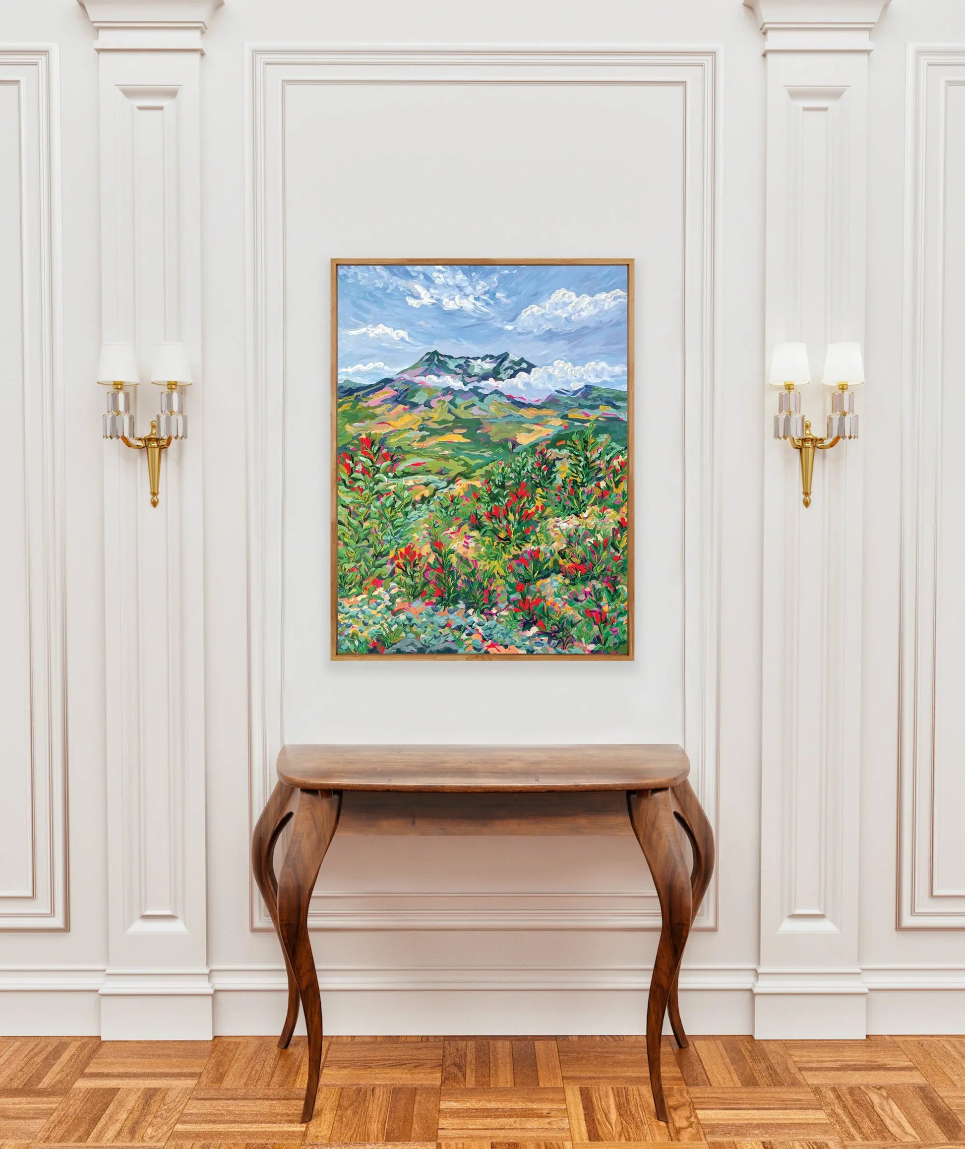 Indian Paintbrush at Mount St. Helens | 36x48 Anisa Asakawa Art
